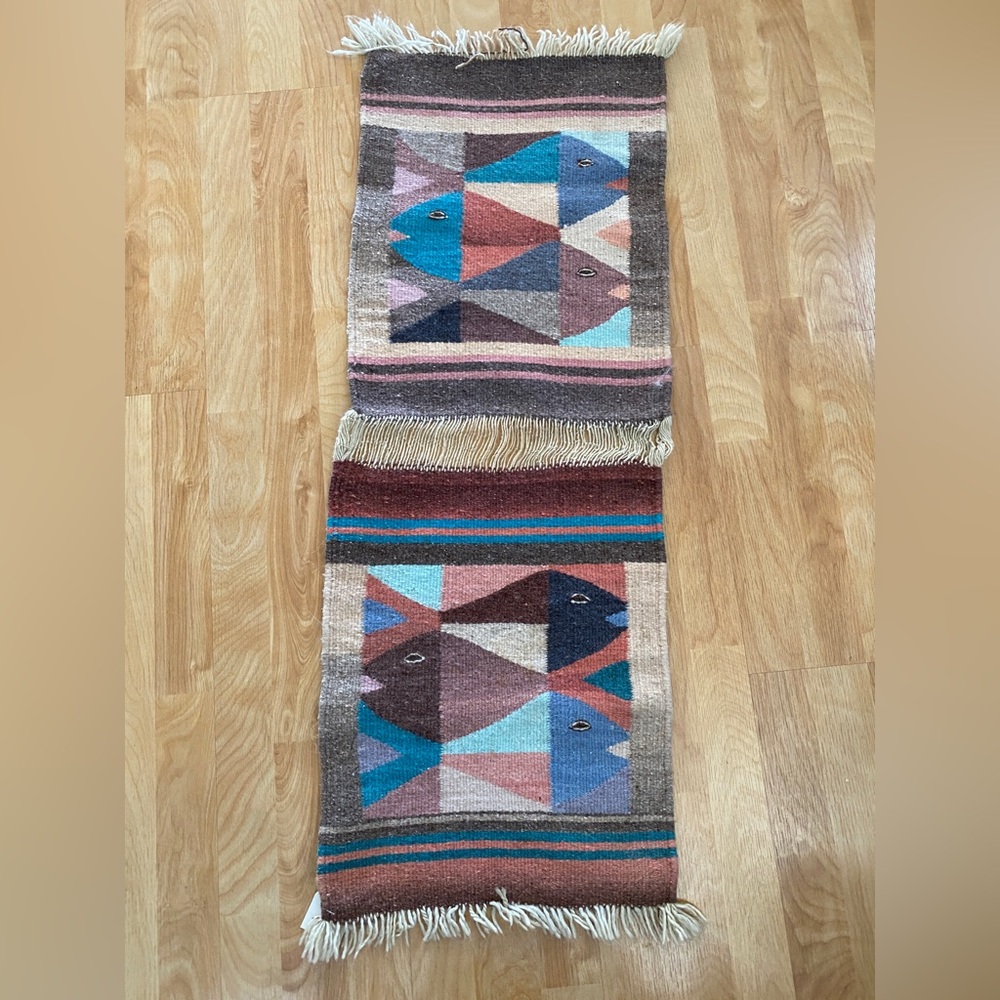 🌸 Beautiful Native American woven wall hanging tapestry cute handmade decor